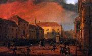 Marcin Zaleski Capture of the Arsenal in Warsaw oil painting reproduction